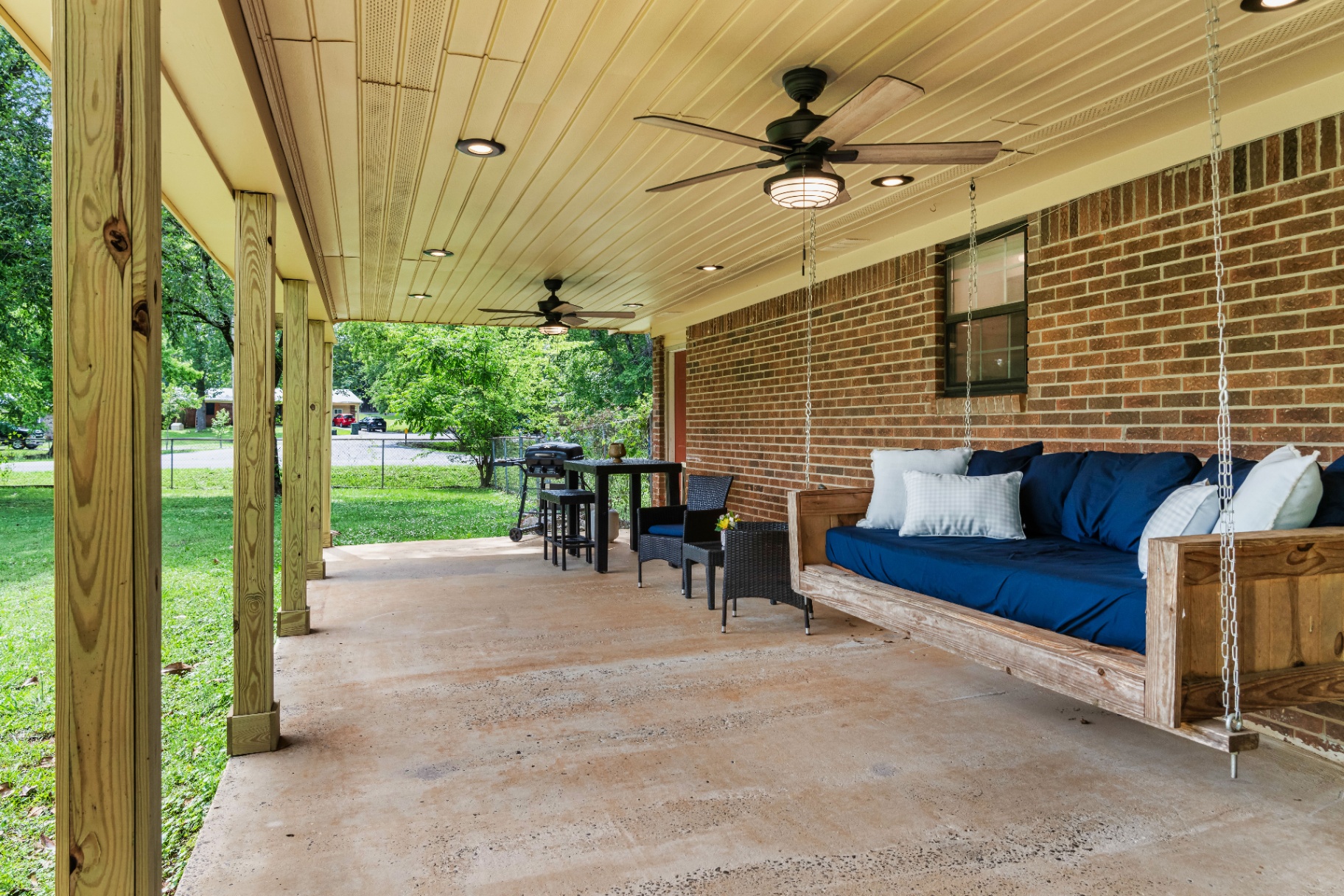 Covered patio
